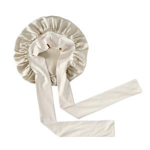 AuraSilk™ Luxury Grade 6A Mulberry Silk Sleep Bonnet - Anti-Frizz