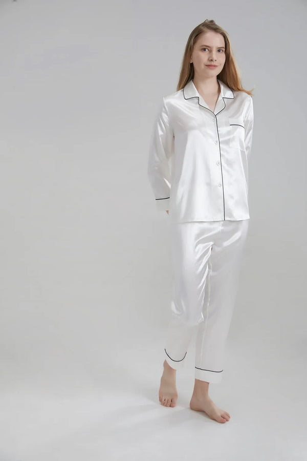 Aura Silk Co. Luxury 22 Momme Silk Pajama Set