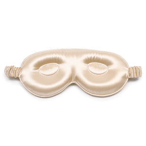 The Dream Duo: Premium Aura Twist Silk Bonnet paired perfectly with the 22 Momme Silk Sleep Eye Mask