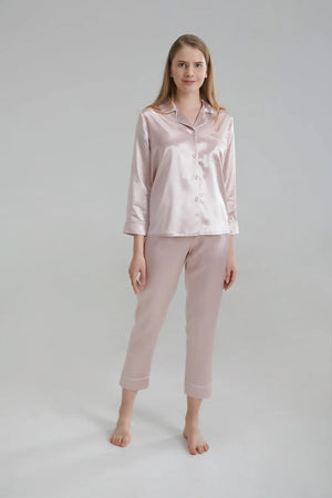Aura Silk Co. Luxury 22 Momme Silk Pajama Set