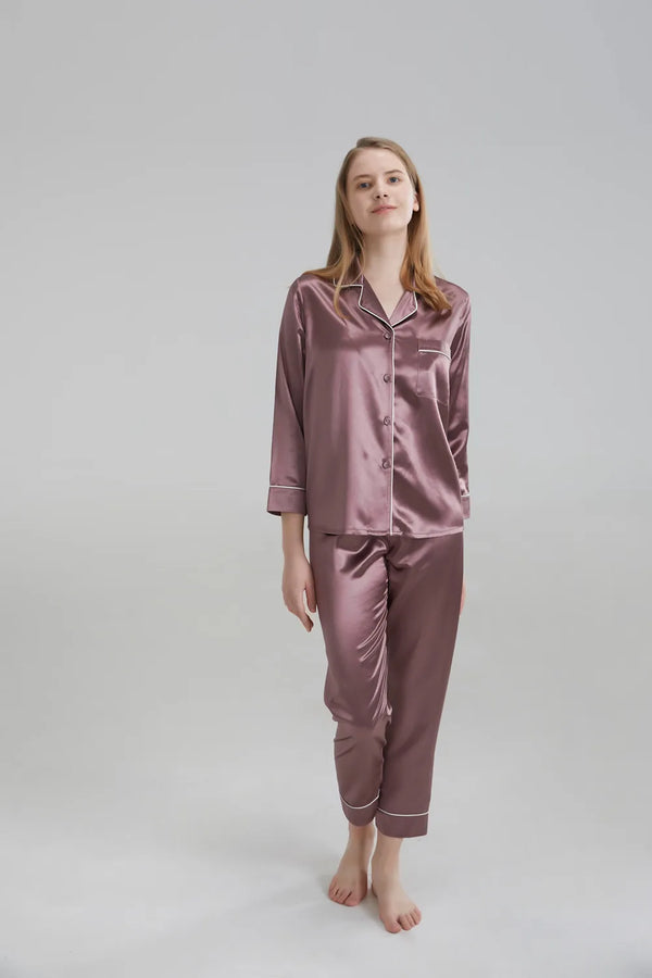Aura Silk Co. Luxury 22 Momme Silk Pajama Set