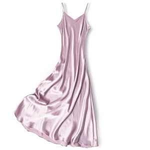 Aura Silk Co. Luxe Silk Slip Dress