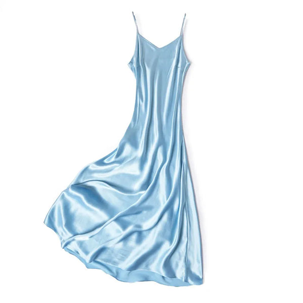 Aura Silk Co. Luxe Silk Slip Dress